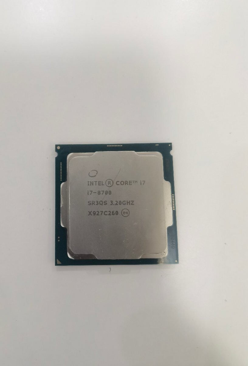 Intel CPU Core i7 8700 LGA【中古】CPU_画像1