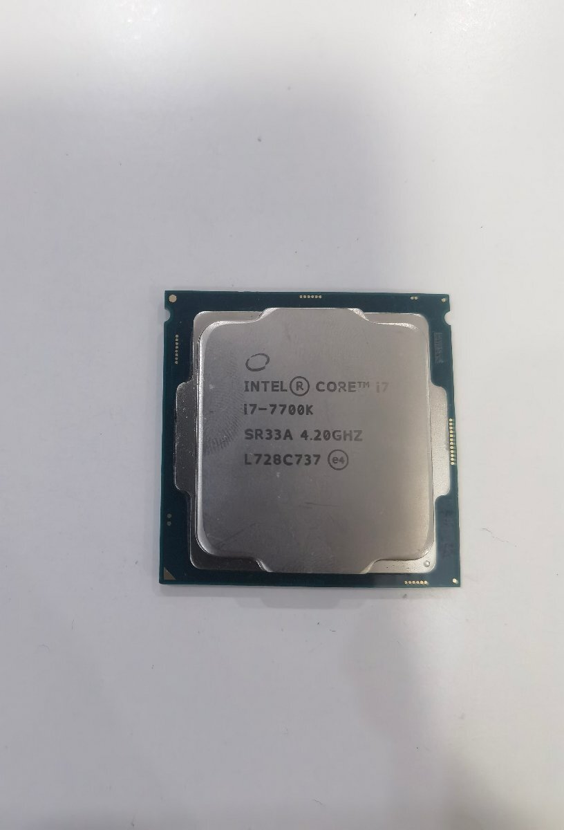 Intel CPU Core i7 7700K LGA【中古】CPUの画像1