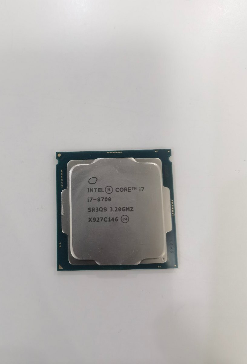 Intel CPU Core i7 8700 LGA【中古】CPUの画像1