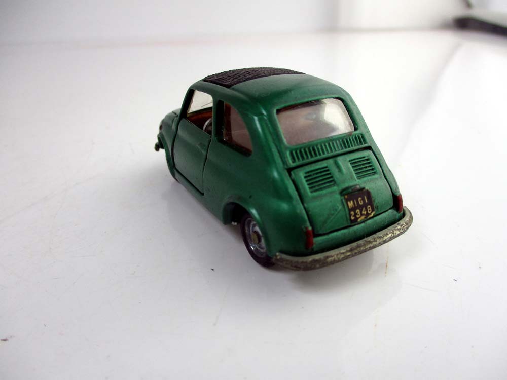 MEBETOYS　イタリア 1969年製　Fiat Nuova 500 美品　長さ約7cm_画像6