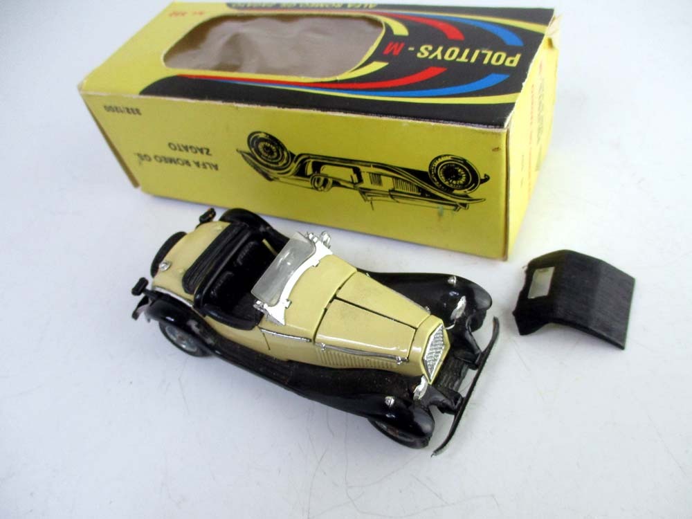 レア　Politoys 1967年製 Alfa Romeo GS Zagato 1/43 箱付き　分解可能　美品　本体長さ約85mm_画像6