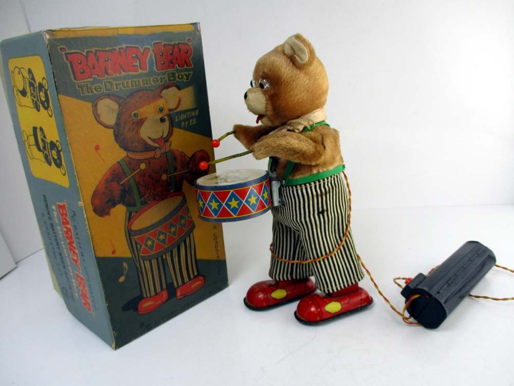  rock . factory 1950 period made Barney Bear work properly almost beautiful goods height approximately 26cm