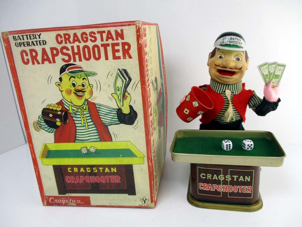  ヨネザワ1960年代製 CRAPSHOOTER  完動美品 高さ約22cmの画像1