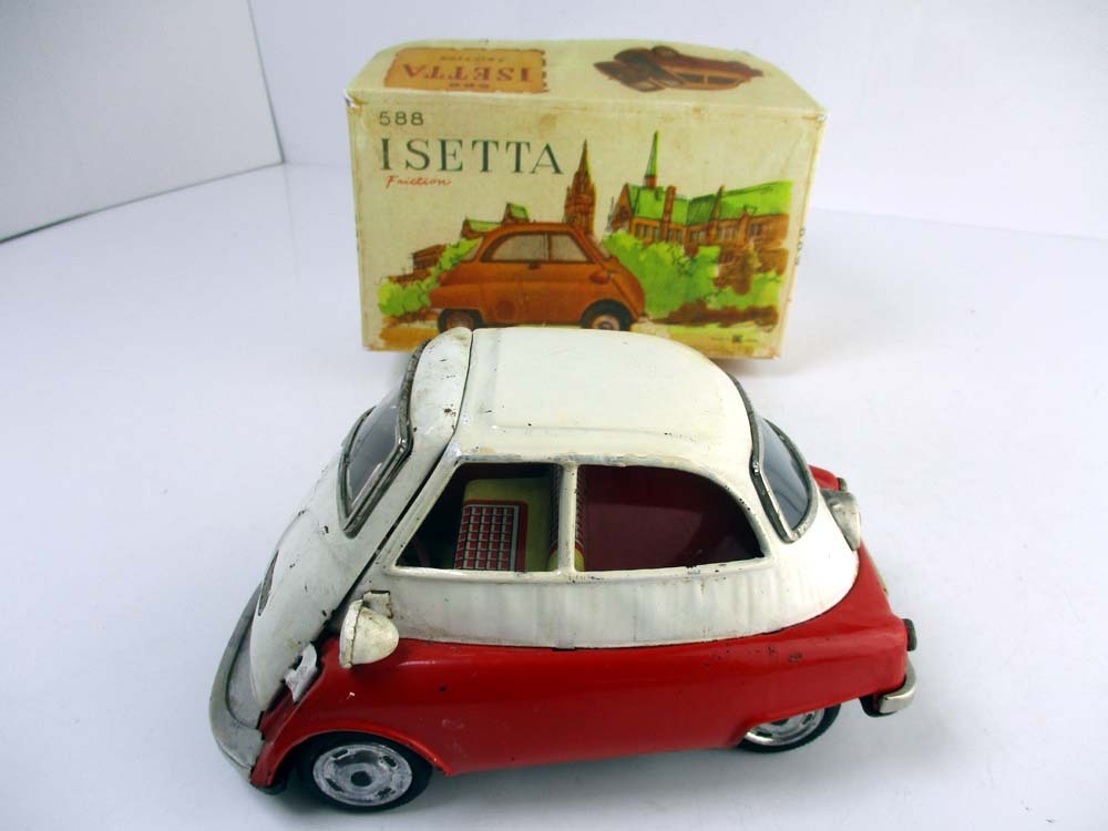 Bandai 1950 годы производства BMW Isetta исправно работающий товар длина примерно 16cm