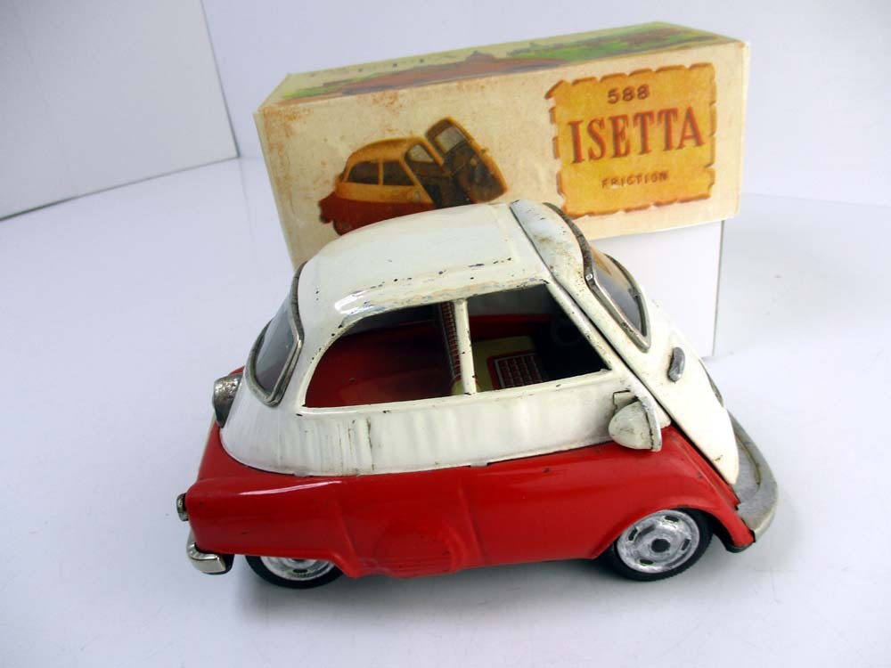  Bandai 1950 годы производства BMW Isetta исправно работающий товар длина примерно 16cm
