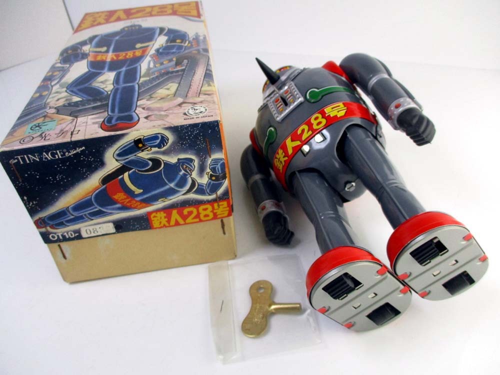 大阪ブリキ玩具資料室　Osaka Tin Toy　復刻限定製造版　鉄人２８号　No.3 箱付き未使用極美品　高さ約25ｃｍ_画像9