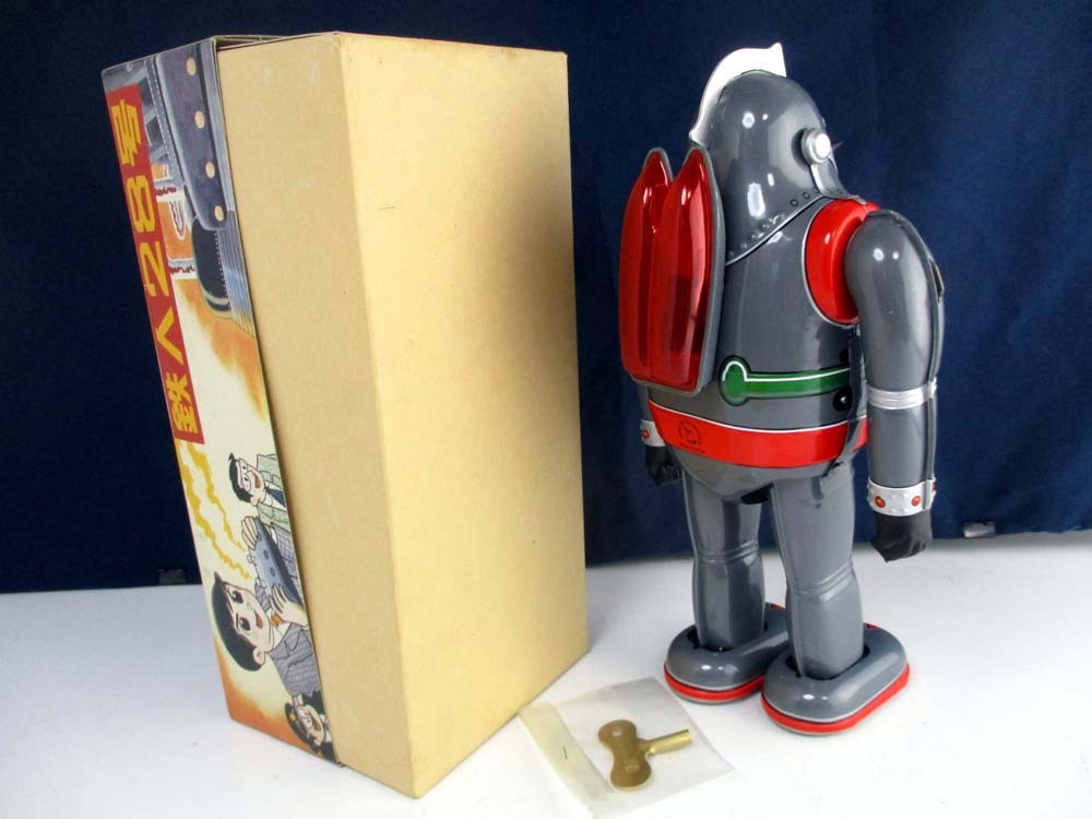 大阪ブリキ玩具資料室　Osaka Tin Toy　復刻限定製造版　鉄人２８号　No.3 箱付き未使用極美品　高さ約25ｃｍ_画像4