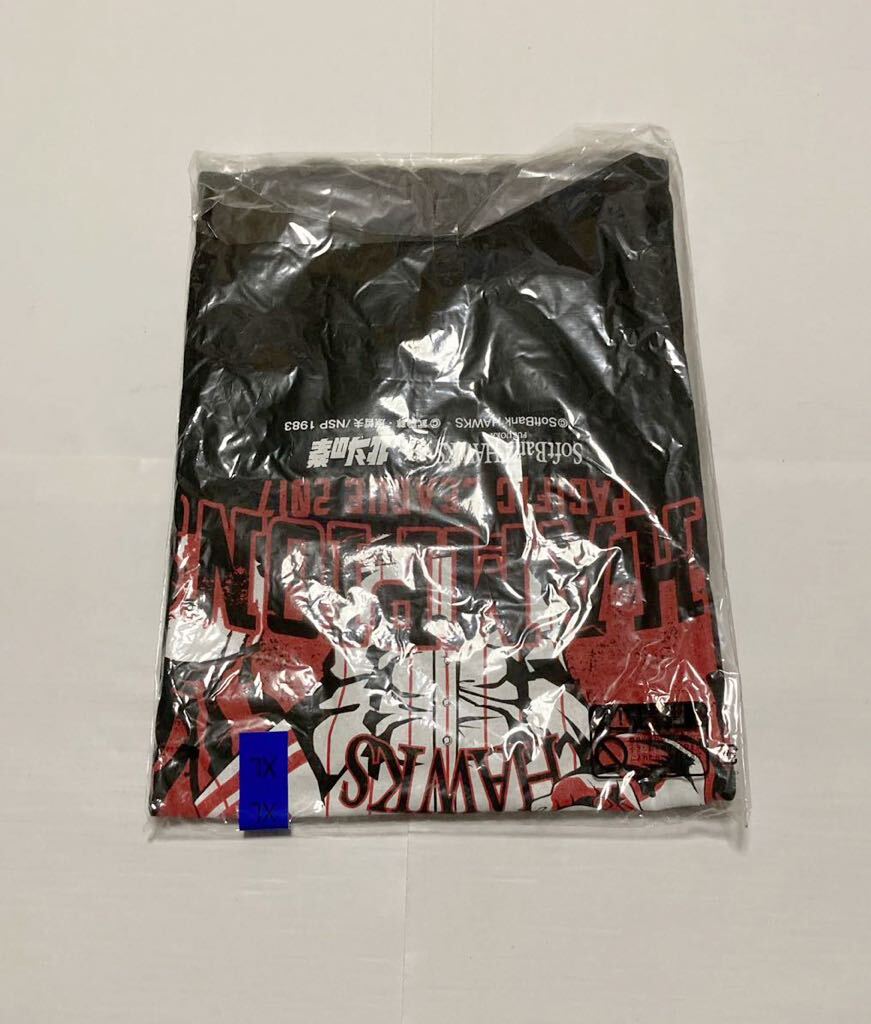 送料無料 福岡ソフトバンクホークス×北斗の拳 コラボ ケンシロウ Tシャツ XL 即決 半袖 シャツ 優勝記念_画像3