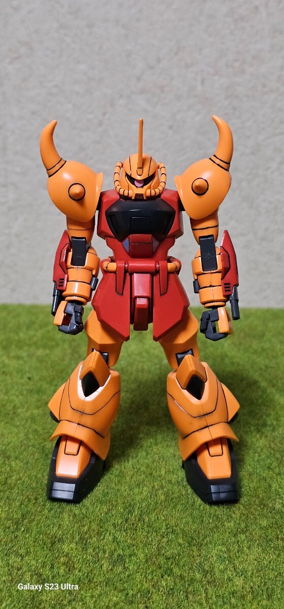 HG 1/144 ハイネ・ヴェステンフルス専用 グフイグナイテッド 部分塗装完成品(ジャンク)の画像4