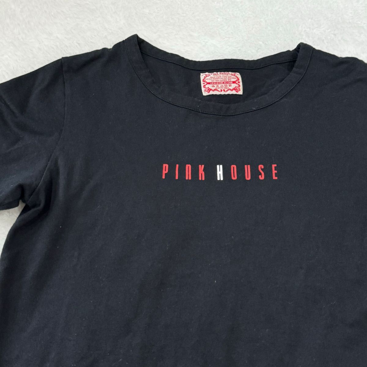 ピンクハウス　ロゴTシャツ　黒　Mサイズ　pink house