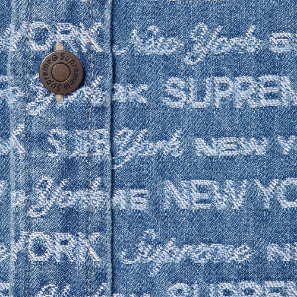 Supreme 22FW Multi Type Jacquard Denim Shirt マルチタイプ Supreme 22FW Multi Type Jacquard Denim Shirt マルチタイプ