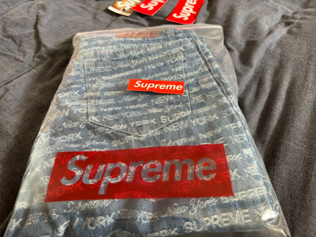 Supreme 22FW Multi Type Jacquard Denim Jean マルチタイプ Supreme 22FW Multi Type Jacquard Denim Jean マルチタイプ