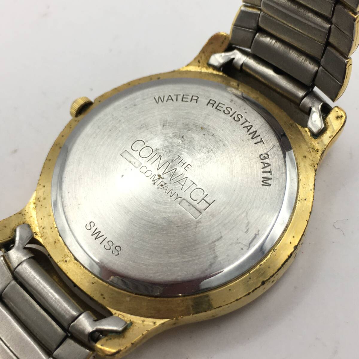 ○L12-176 COINWATCH コインウォッチ オーストラリア 1927 3針 メンズ クォーツ 腕時計 _画像6