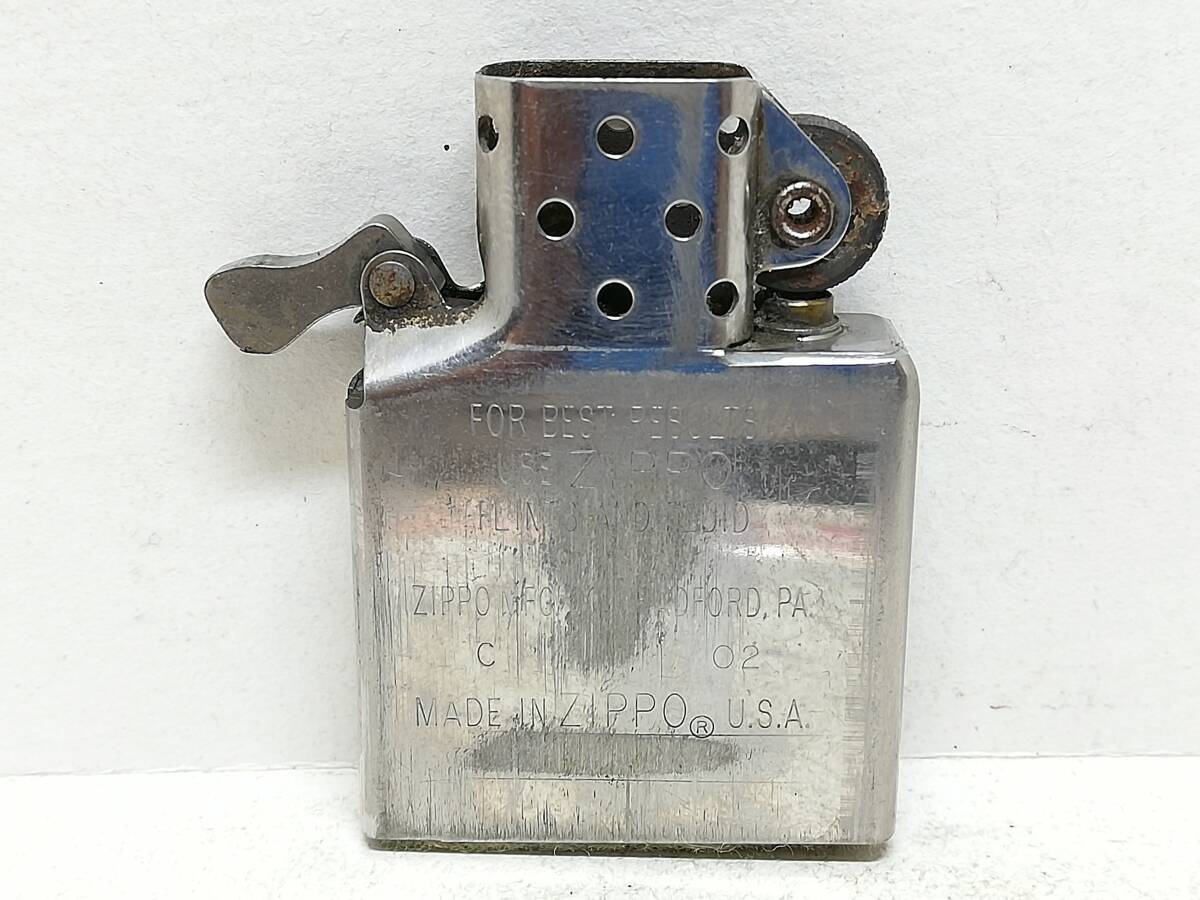 D242-103B　ZIPPO/ジッポー　オイルライター　1941レプリカ　クロームヘアライン　D/02【中古品】_画像8