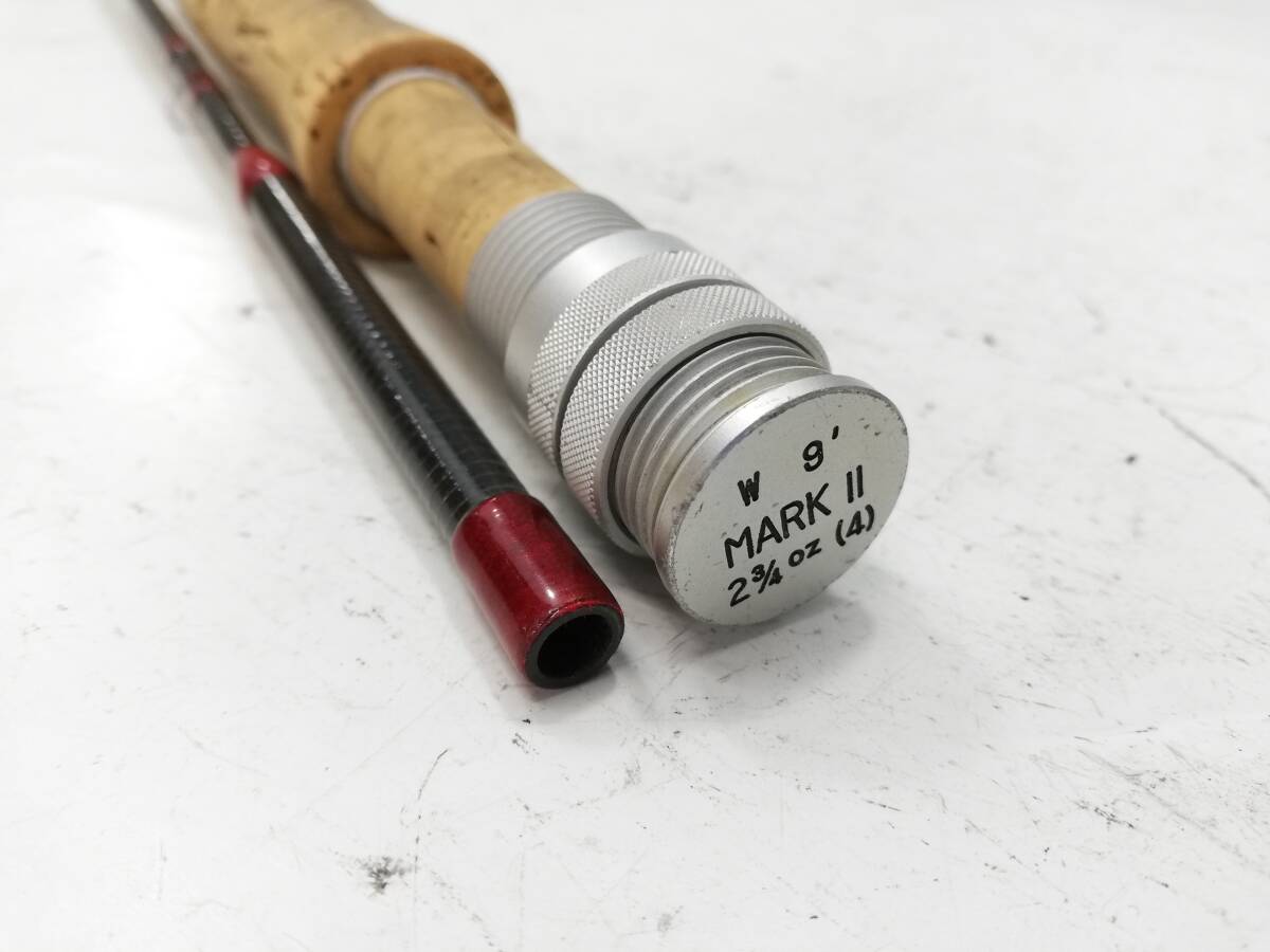 J243-78 ORVIS/オービス 2Pフライロッド Graphite/グラファイト MARKⅡ 9ft #4【中古品】の画像3