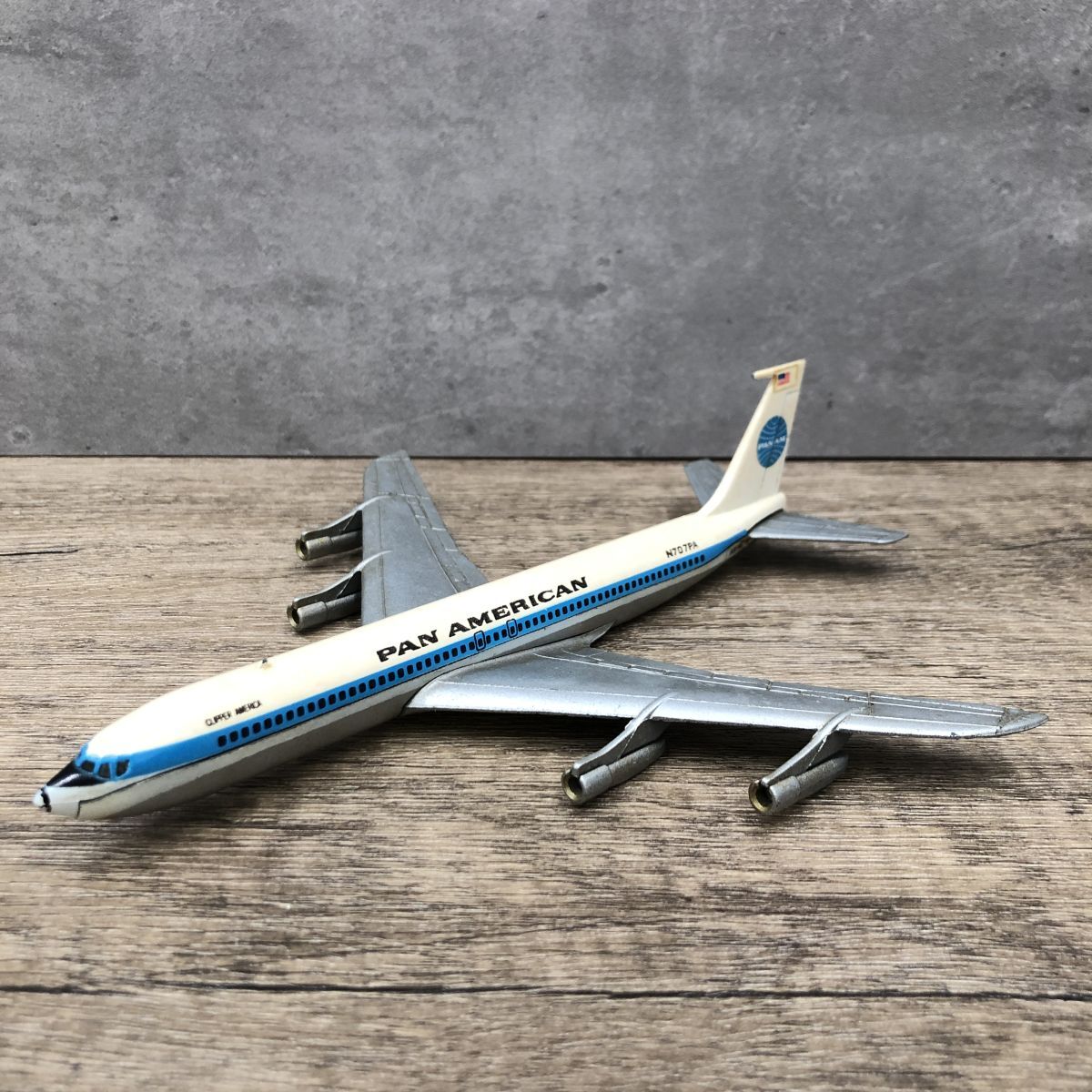 Aero Mini エアロミニ　Boeing ボーイング 707　コレクターシリーズ 1/240　ダイキャストモデル　当時物 【311-284#80】_画像6