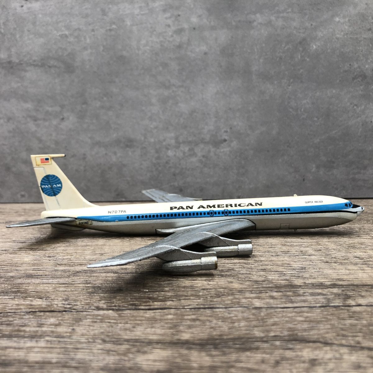 Aero Mini エアロミニ　Boeing ボーイング 707　コレクターシリーズ 1/240　ダイキャストモデル　当時物 【311-284#80】_画像5