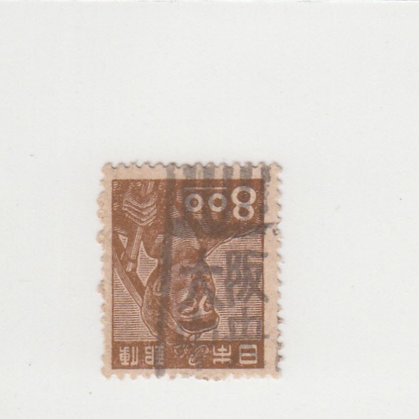 日本切手/大阪中央 ローラー印/使用済・消印・満月印[S1662]_画像1