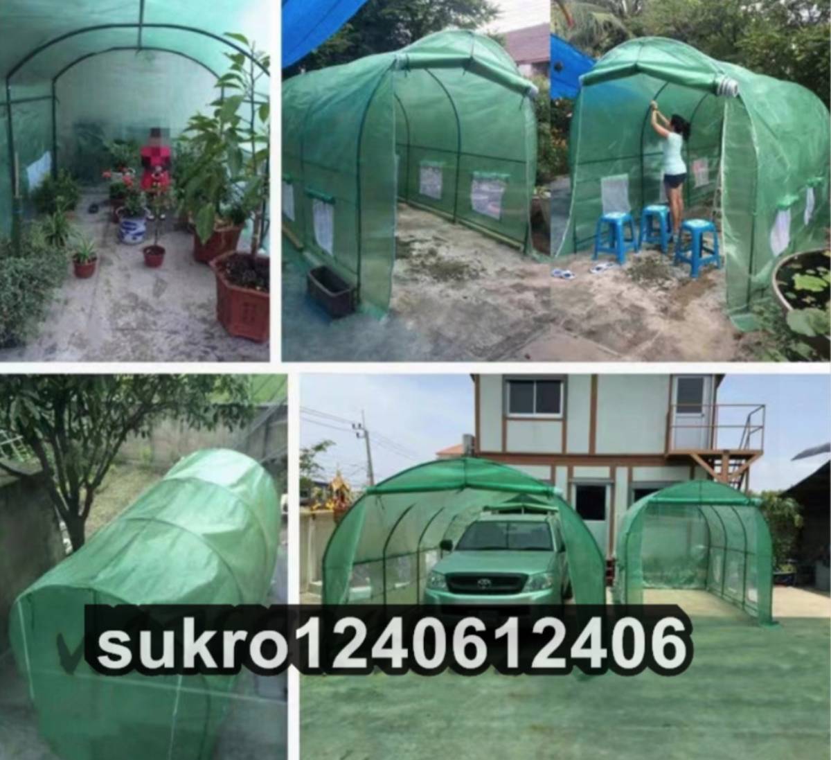 .. house PE material plastic greenhouse greenhouse green house interval .2.15m× depth 4.85m× height 2.2m steel pipe raising seedling professional agriculture house . favorite 