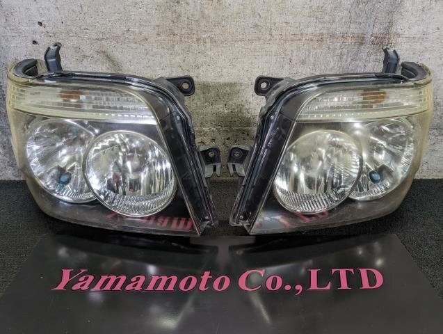 ダイハツ ハイゼット アトレー ワゴン S320G/S330G カスタムＲS 左右 ヘッドライト HID 左ライト 右ライト 割れ無し_画像1