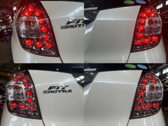 [C] Honda Fit Shuttle H24 GG7/GG8 оригинальный прозрачные задние фонари задние фонари левый и правый в комплекте LED лампочка-индикатор подтверждено 