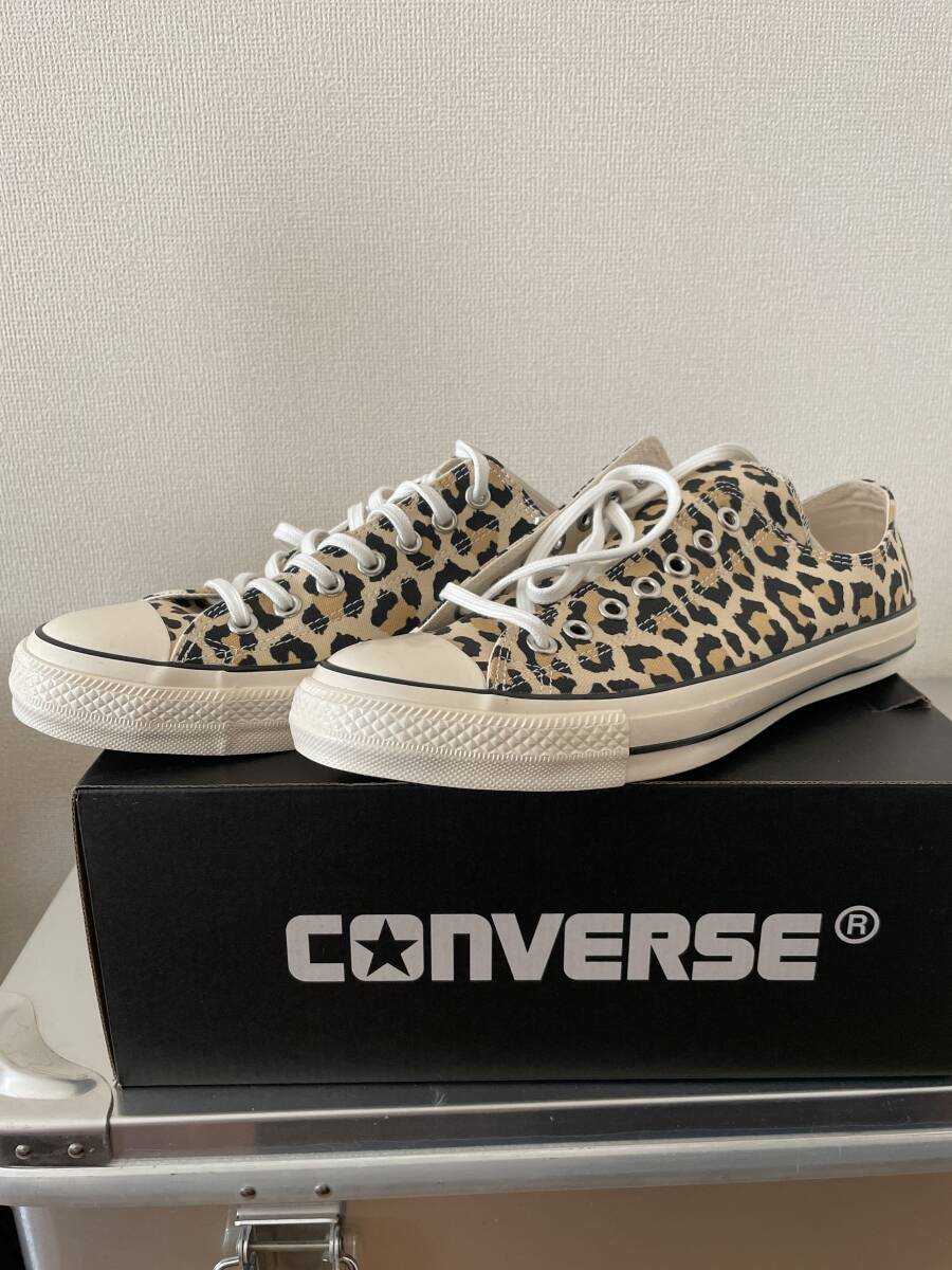 新品未使用 CONVERSE×WACKO MARIA/コンバース×ワコマリア レオパード柄 ローカット スニーカー 28㎝の画像1