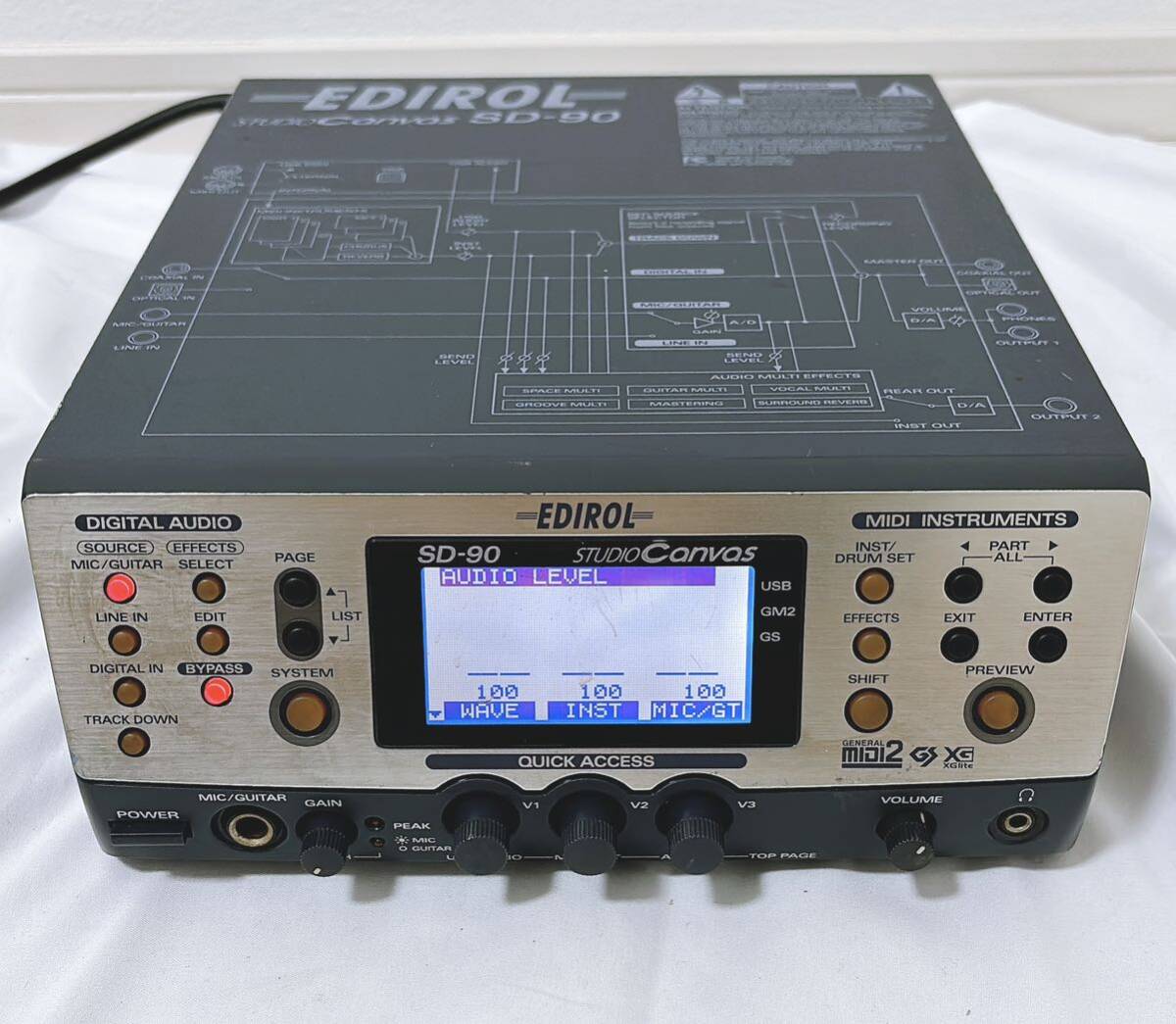 Roland EDIROL SD-90 sound module Studio canvas [ operation goods ]