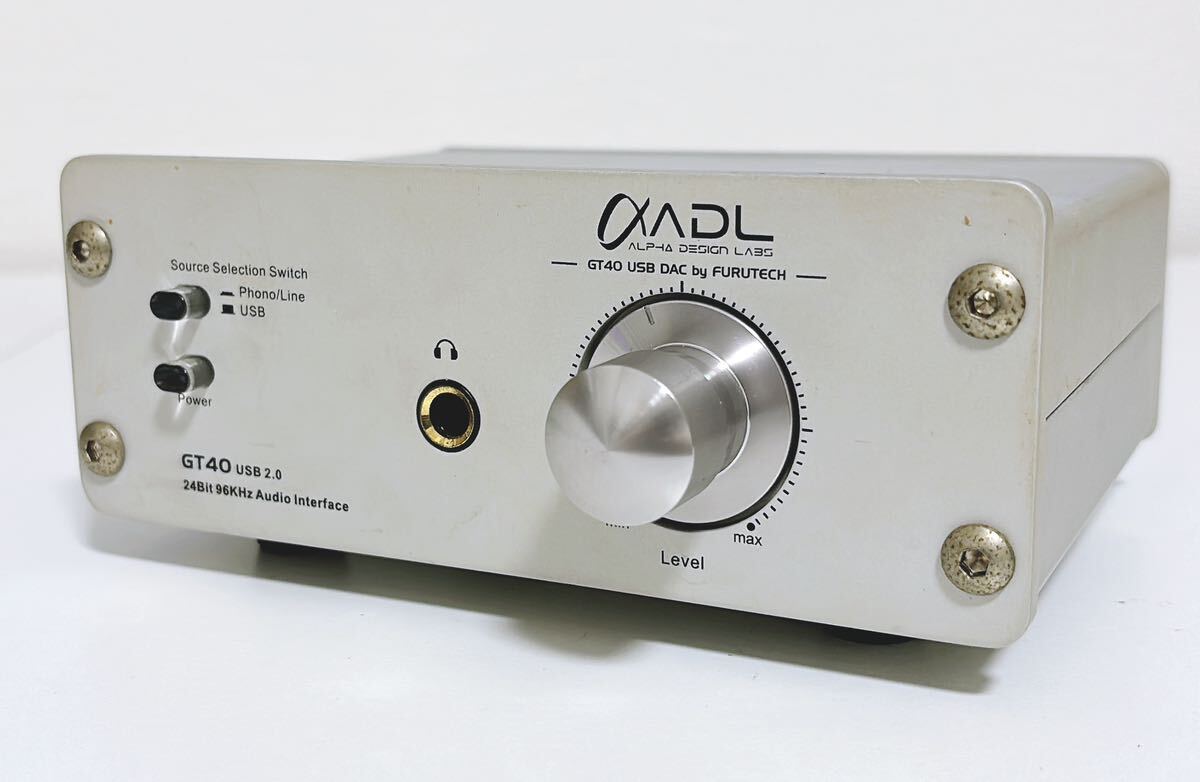 FURUTECH ADL GT40 USB2.0 headphone amplifier DAC phono equalizer furutech [ present condition goods ]