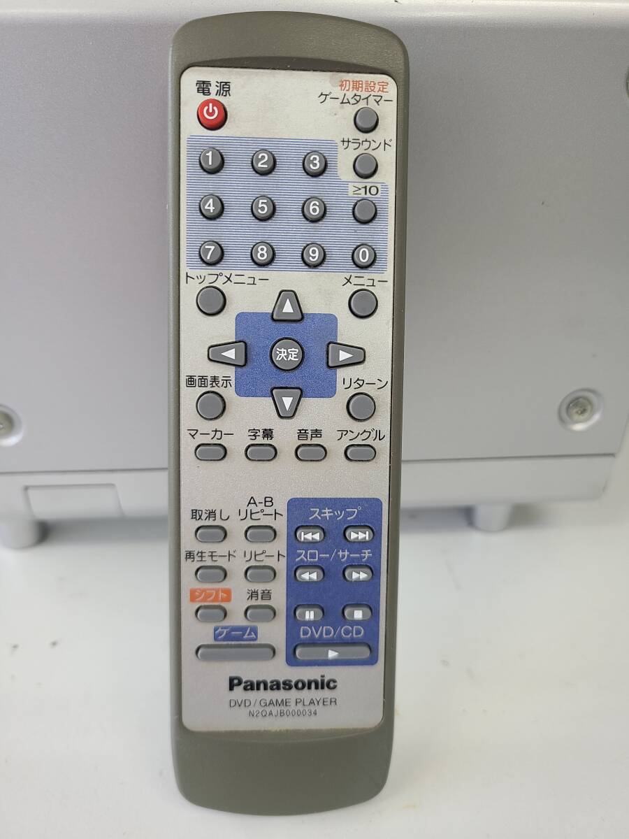 ■4176■ Panasonic SL-GC10 DVD/ゲームプレイヤー ゲームキューブ 【リモコン付き】の画像6