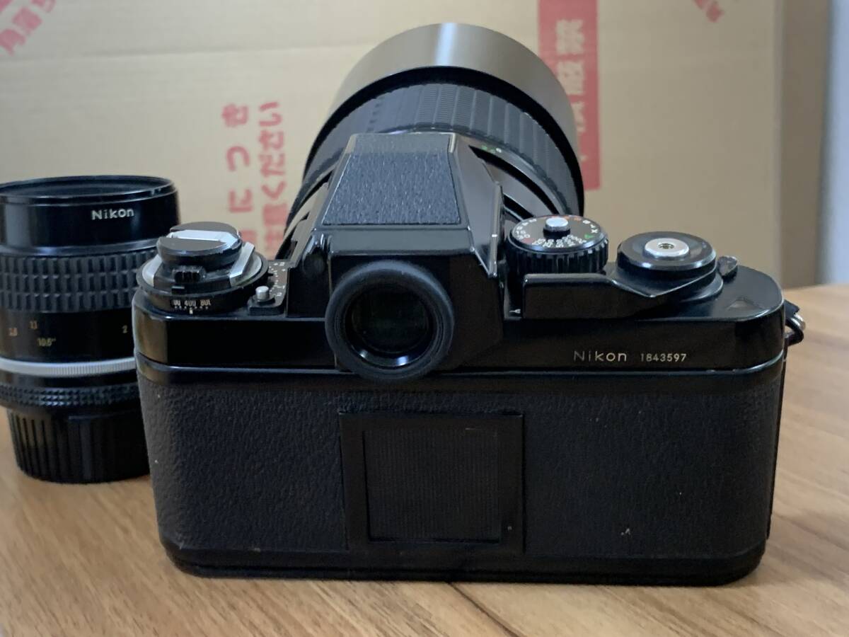 NIKON F3・Nikon Micro-NIKKOR 55mm 1:2.8・SIGMA MIRROR-TELEPHOTO MULTI-COATED 1:8 f=600mm 中古カメラ【福CR-130】の画像2