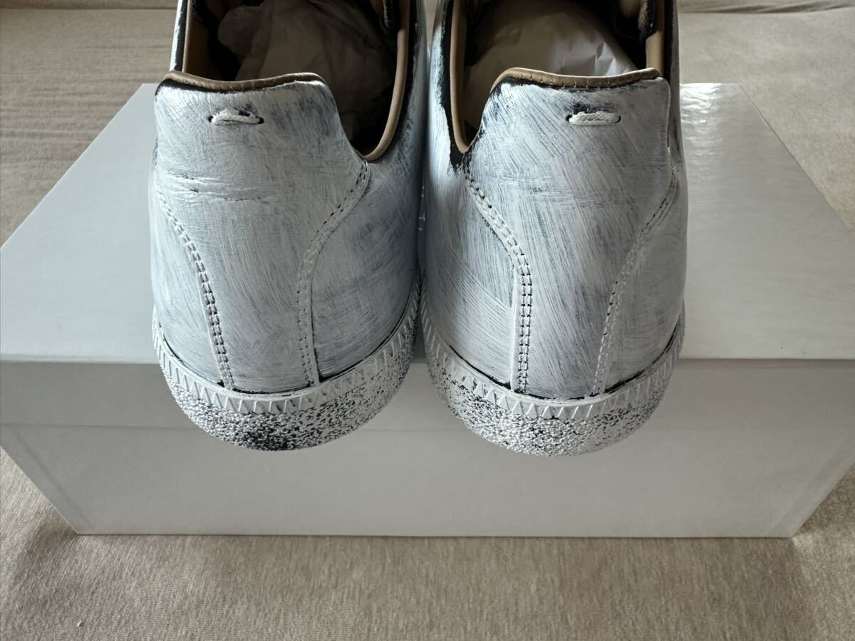 43新品 メゾンマルジェラ ビアンケット ペイント REPLICA ジャーマントレーナー スニーカー 22SS size43 27.5cm Maison Margiela 22 メンズ_画像7