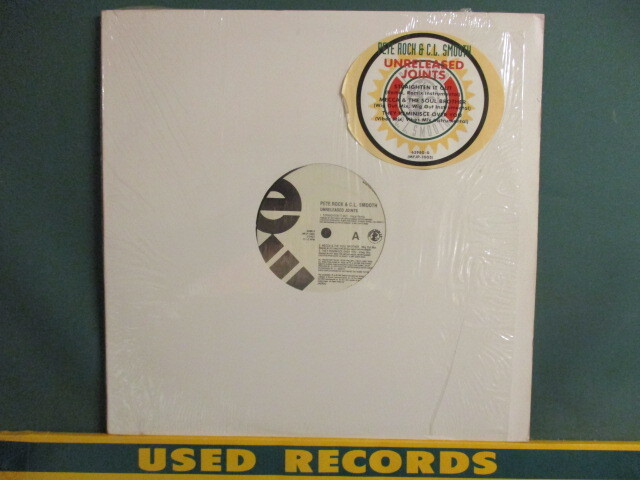 Pete Rock & C.L.Smooth ： Unreleased Joints 12'' (( Straighten It Out Vocal Remix / Mecca & The Soul Brother Wig Out Mix_画像1