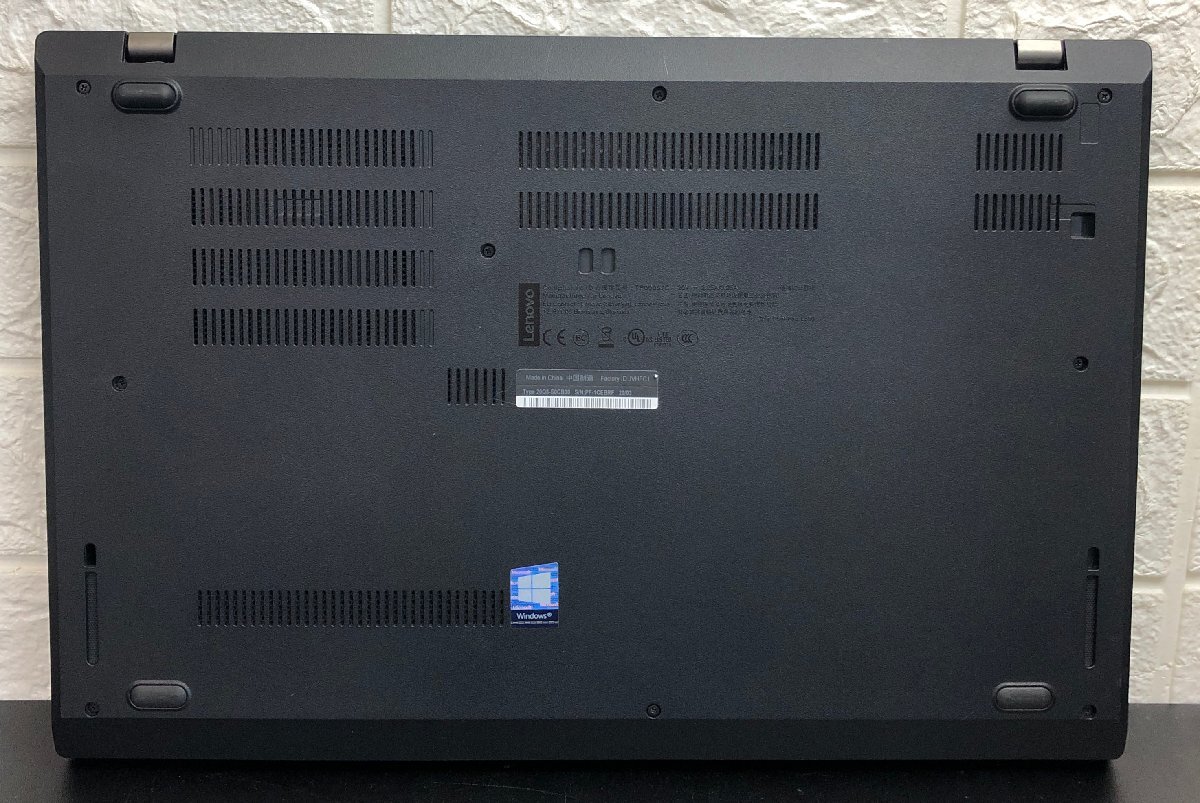 1円～ ■ジャンク LENOVO ThinkPad L590 / 第8世代 / Core i3 8145U 2.10GHz / メモリ 8GB / ストレージ無 / 15.6型 / OS無し / BIOS可の画像5