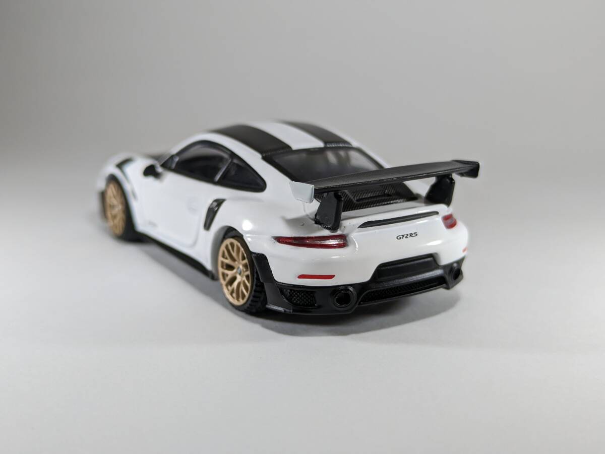 TSM MINI-GT 1/64 Porsche ポルシェ 911 GT2 RS Weissach Package White (左ハンドル) MGT00086-L 京商 トミカサイズ_画像3