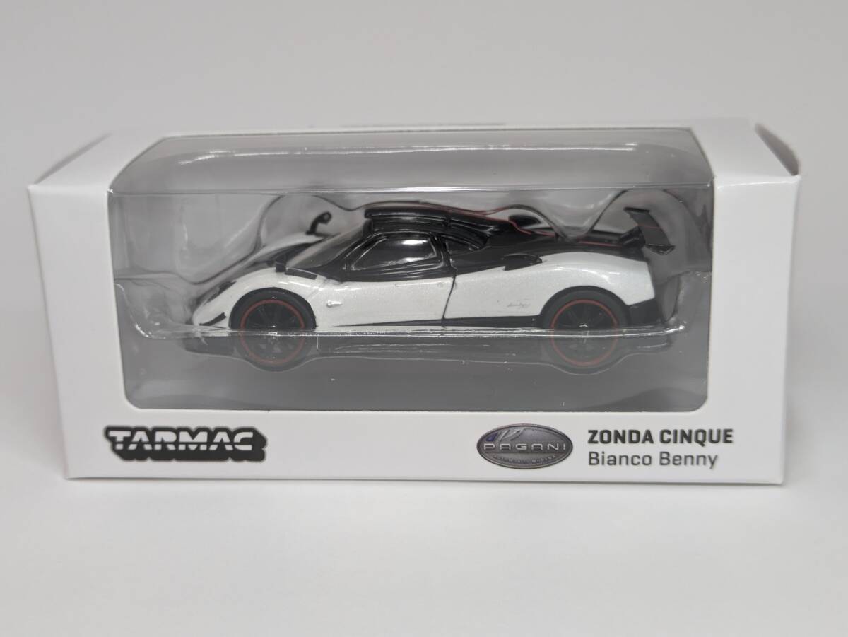 1/64 Tarmac Works ターマック ワークス Pagani パガーニ Zonda ゾンダ Cinque チンクエ Bianco Benny 京商 トミカサイズの画像5