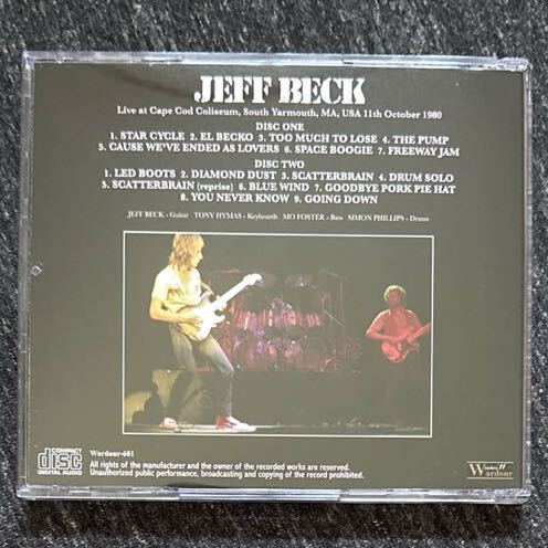 Jeff Beck Cape Cod 1980 2CD_画像2