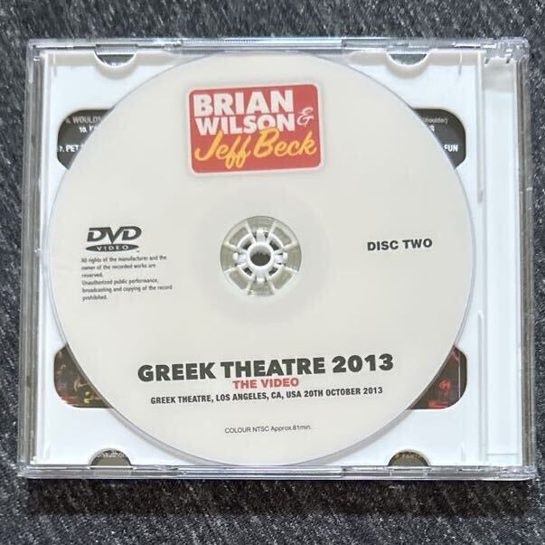 Brian Wilson & Jeff Beck Greek Theatre 2013 2CD 付属品ありの画像4