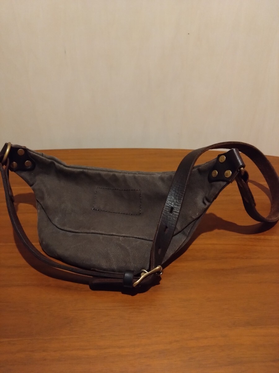 Vascovasko canvas × leather waist bag small 