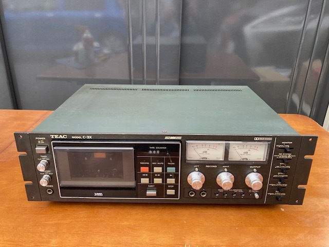 TEAC ティアック C-3X ステレオカセットデッキ テープレコーダー ジャンク レストア用に ￥1,000-スタートの画像1