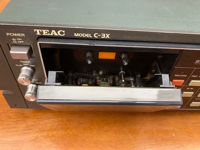 TEAC ティアック C-3X ステレオカセットデッキ テープレコーダー ジャンク レストア用に ￥1,000-スタートの画像4