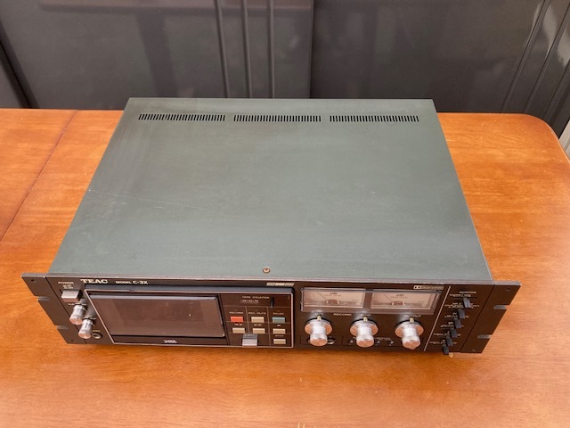 TEAC ティアック C-3X ステレオカセットデッキ テープレコーダー ジャンク レストア用に ￥1,000-スタートの画像6