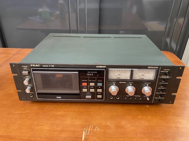 TEAC ティアック C-3X ステレオカセットデッキ テープレコーダー ジャンク レストア用に ￥1,000-スタートの画像8