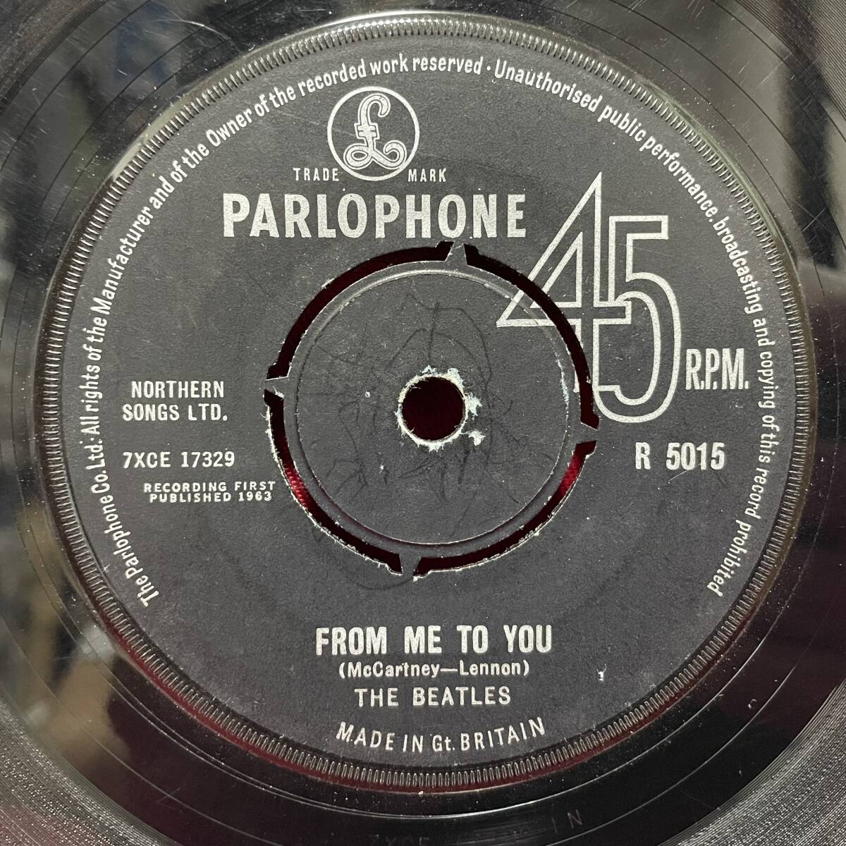 ◆1円開始!◆UKorg7”s!◆THE BEATLES◆FROM ME TO YOU◆の画像1