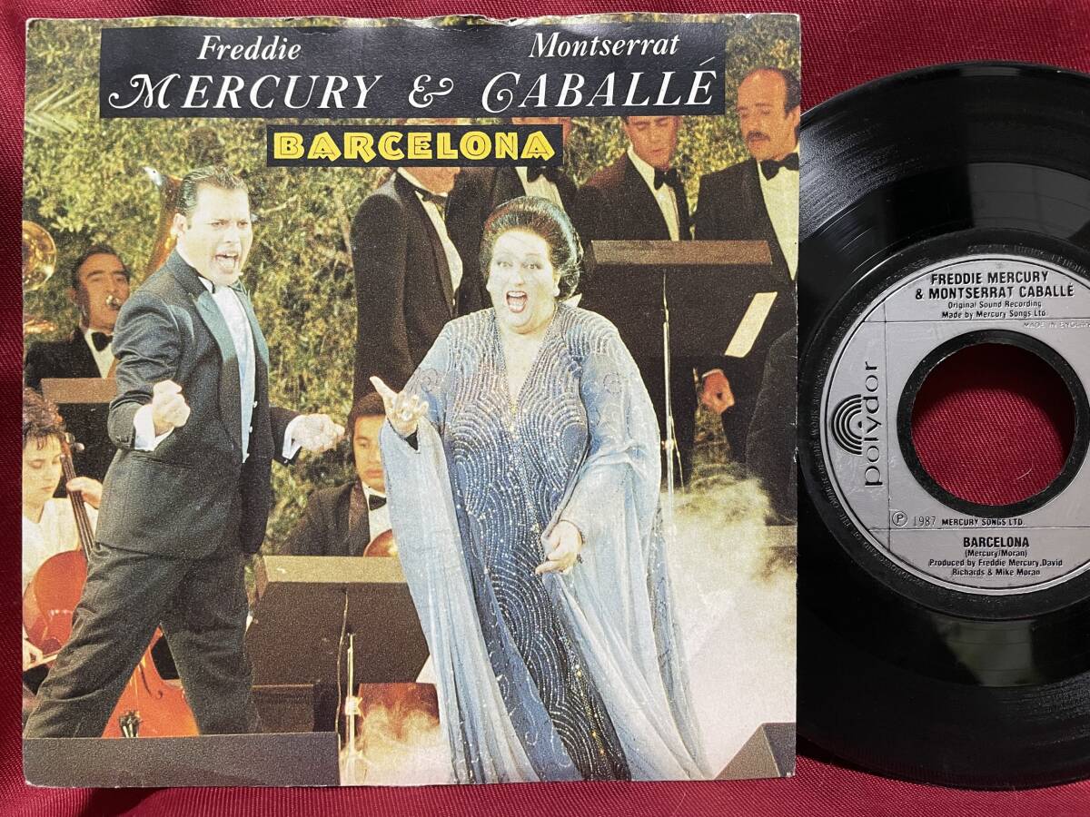 ◆UKorg7”s!◆FREDDIE MERCURY/MONTSERRAT CABALLE◆BARCELONA◆_画像1