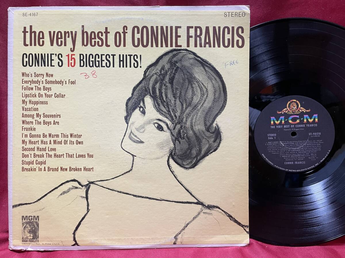◆USorgSTEREO盤!◆CONNIE FRANCIS◆THE VERY BEST OF CONNIE FRANCIS◆_画像1