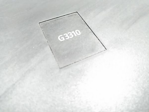 ◇ ジャンク Canon キャノン インクジェットプリンター G3310 ギガタンク搭載 ブラック 00405S3I @140 ◇の画像3