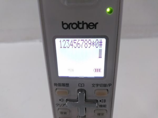 ◆ 動作品 Brother ブラザー 増設用子機 BCL-D110 充電台付 バッテリー付 コードレス電話機 0426A10 @60 ◆_画像6