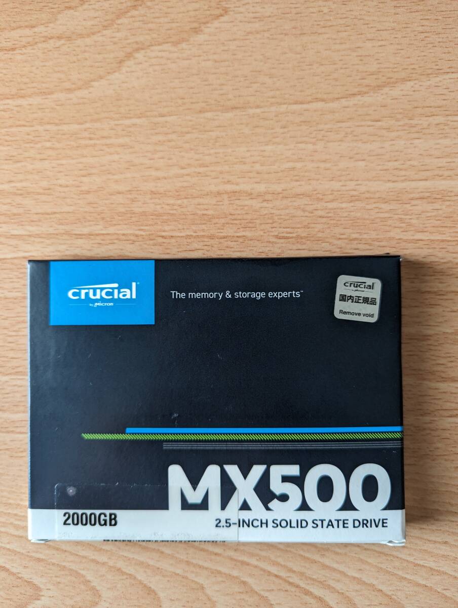 Crucial SSD 2000GB 内蔵2.5インチ 7mm MX500_画像1