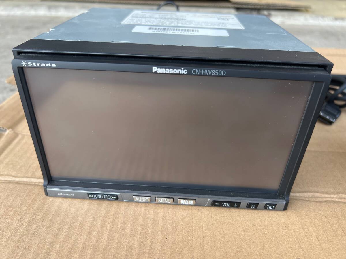 パナソニック Panasonic ストラーダ strada ナビ 地デジ DVD B-cas CN-HW850D の画像3