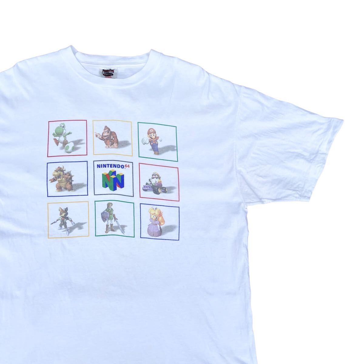 90's ONEITA Nintendo 64 任天堂 マリオ ゼルダドンキーコング アニメ ゲーム AKIRA 攻殻機動隊 古着 ビンテージ vintage Tシャツの画像2